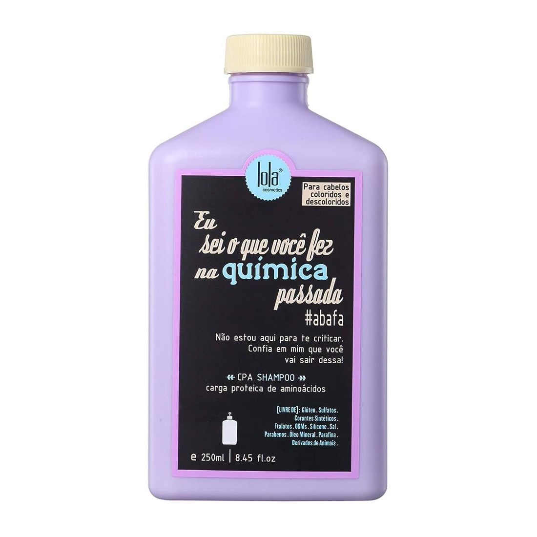 Шампунь для поврежденных или обесцвеченных волос Lola Cosmetics Quimica Passada Shampoo