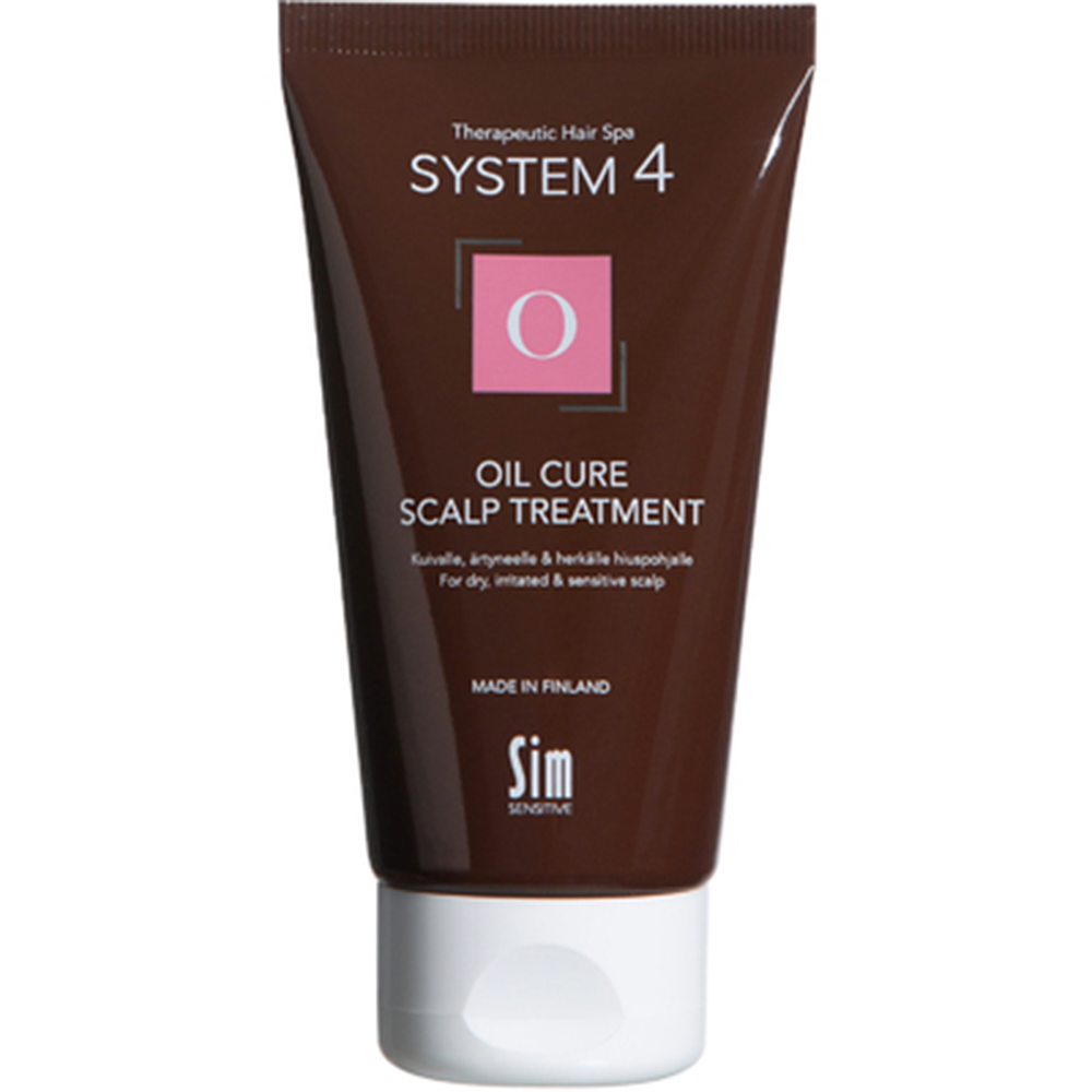 System 4 Sim Sensitive Oil Cure Hair Mask O Терапевтическая маска пилинг &quot;О&quot; для очищения кожи головы