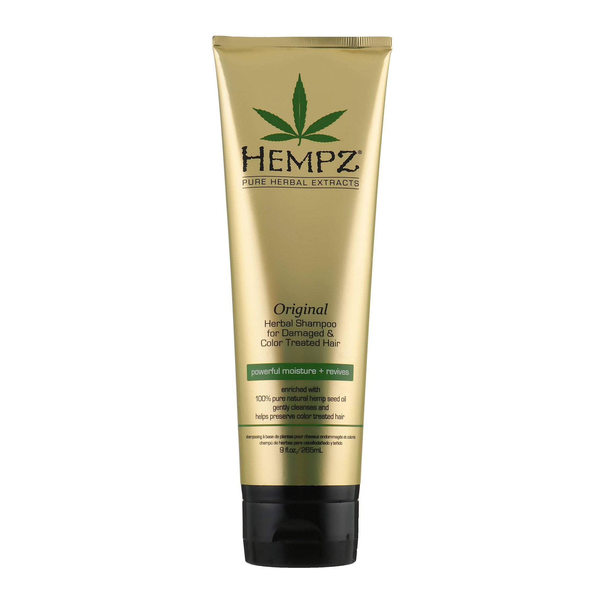Hempz Original Shampoo For Damaged And Color Treated Hair - Шампунь растительный  для поврежденных и окрашенных волос Ориджинал