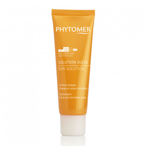 Солнцезащитный крем для лица и чувствительных зон Phytomer Sun Solution Sunscreen SPF30 Face and Sensitive Areas