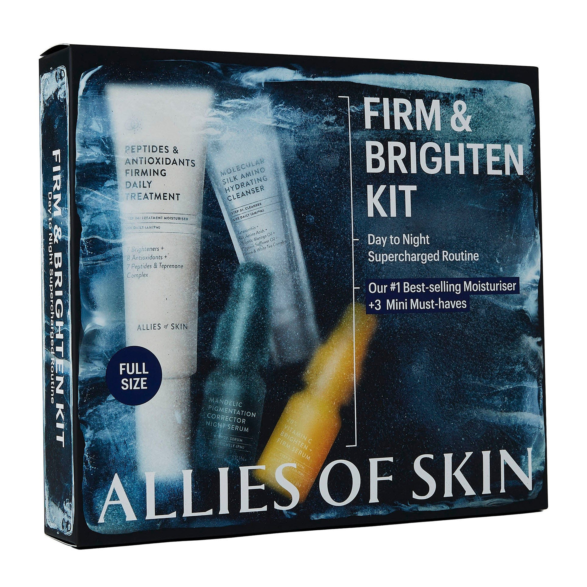 Набор косметики для укрепления и осветления кожи Allies of Skin Firm And Brighten Kit