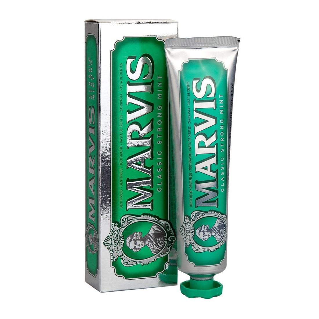 Marvis Classic Strong Mint - Зубная паста Классическая Насыщенная Мята