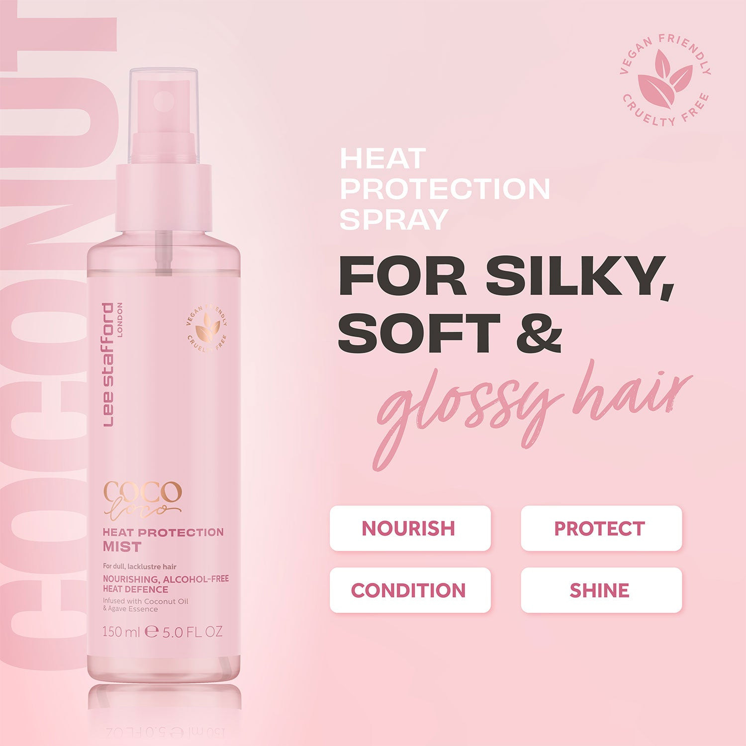 Защитный спрей для волос Lee Stafford Coco Loco Heat Protection Mist