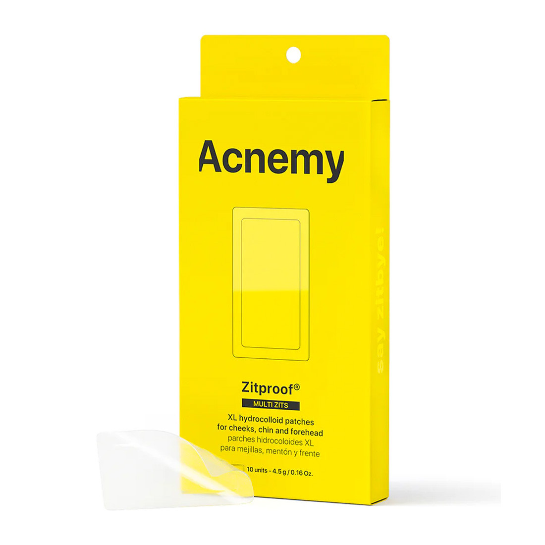 Acnemy Zitproof MultiZits - Гидроколлоидные пластыри размера XL для щек, лба и подбородка