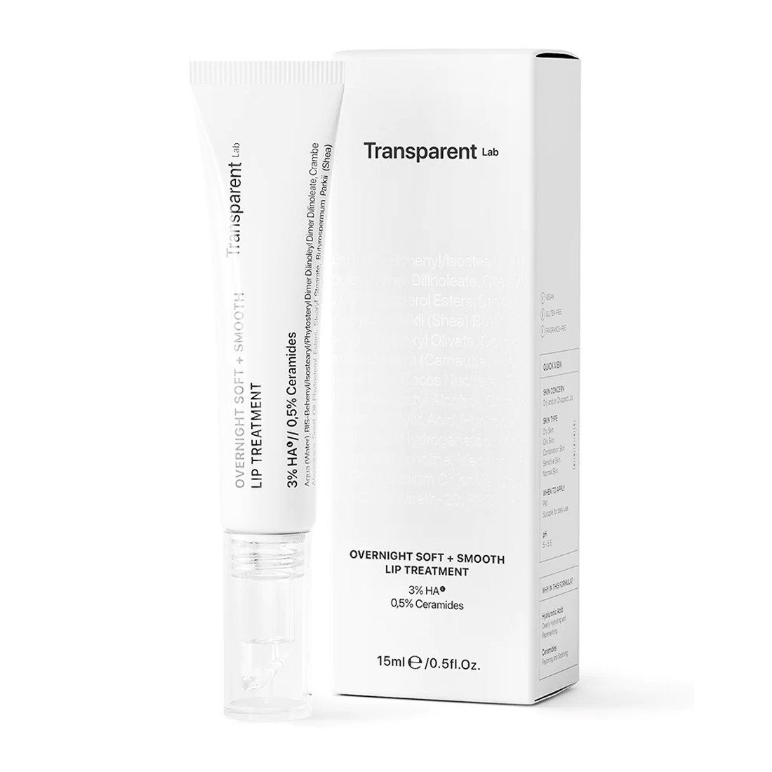 Ночная маска для губ Transperent Lab Overnight Soft + Smooth Lip Treatment
