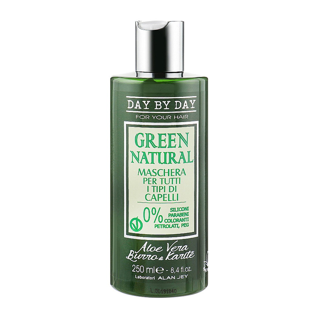 Alan Jey Green Natural Hair Mask Маска для всех типов волос с алоэ вера и маслом карите