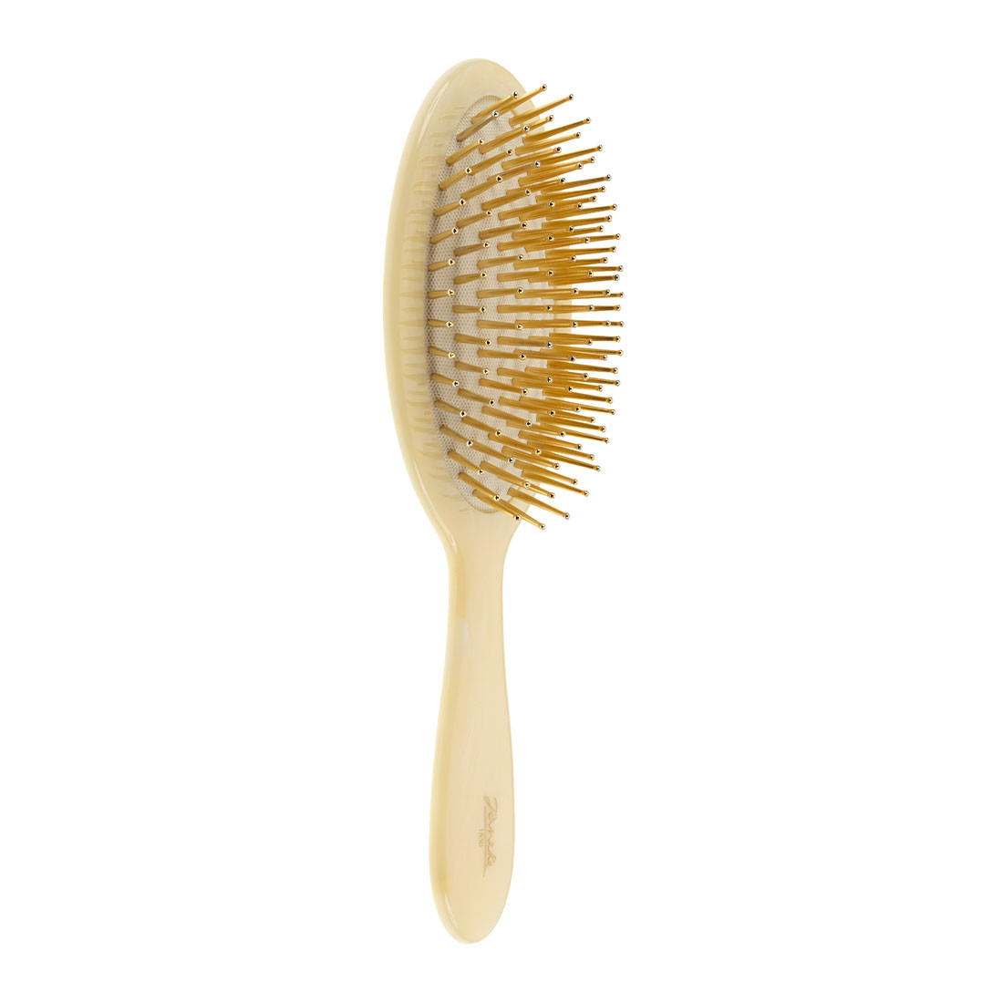 Расческа Janeke 1830 Hair-Brush Horn Imitation With Gold Pins