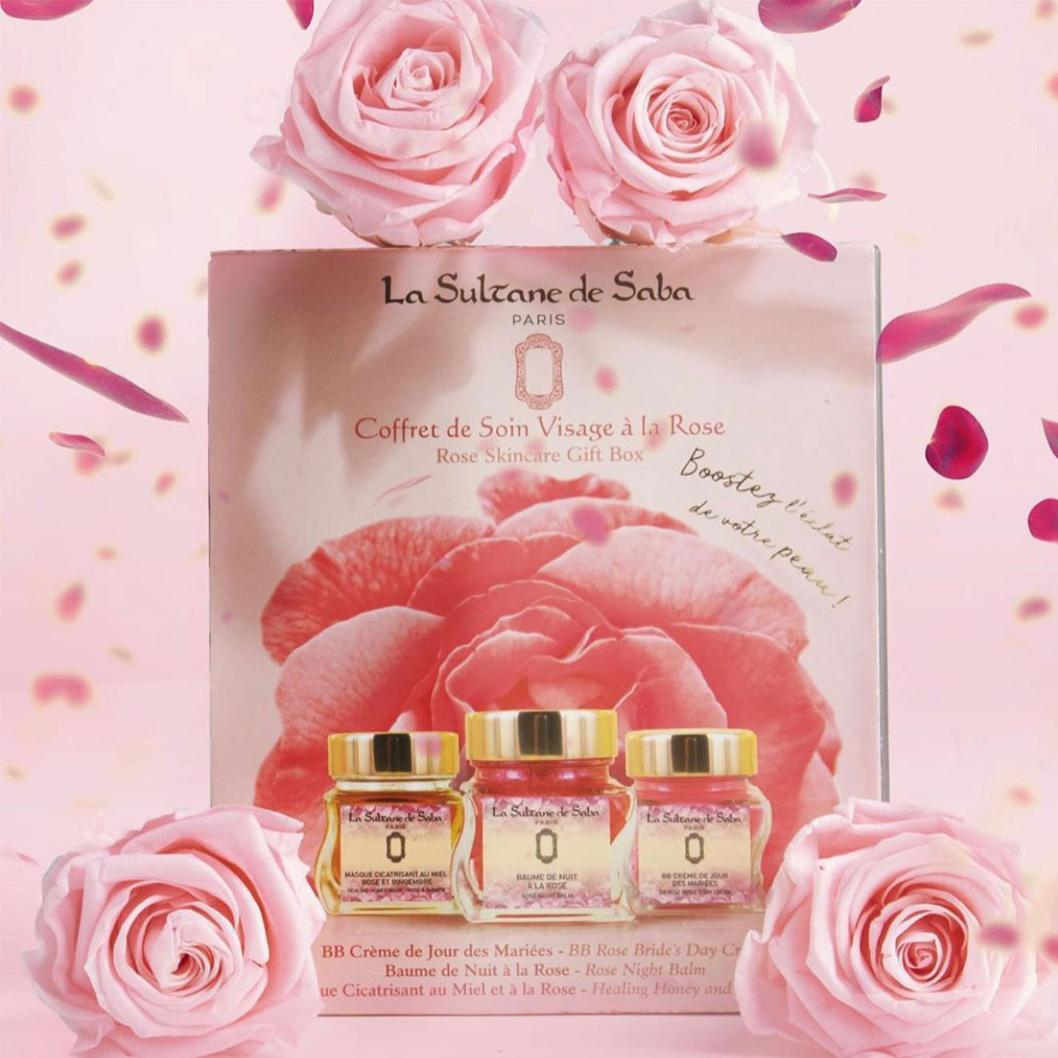 Подарочный набор для лица Роза La Sultane de Saba Rose Skincare Gift Box