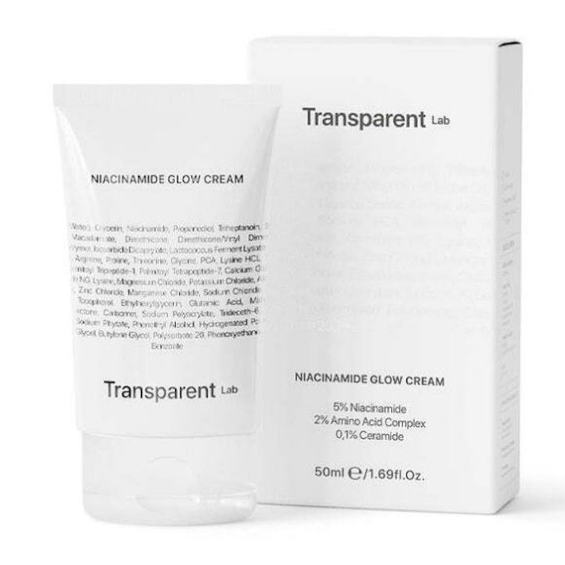 Transperent Lab Niacinamide Glow Cream - Осветляющий крем-гель для лица