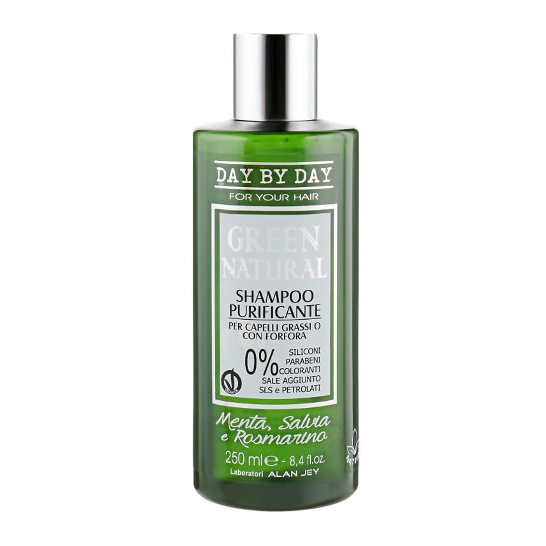 Alan Jey Green Natural Shampoo Purificante Шампунь очищающий для жирных волос с перхотью