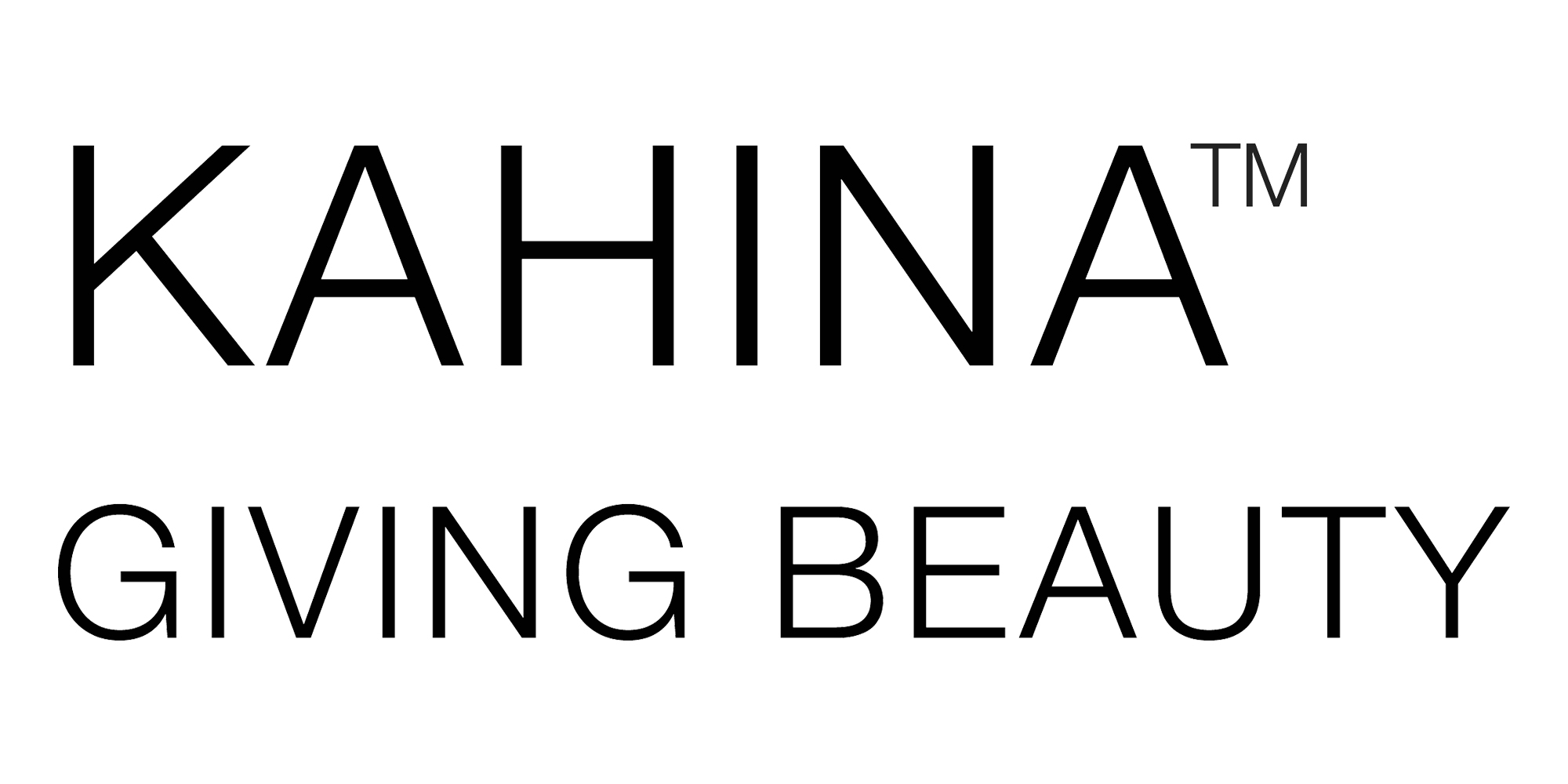 Логотип бренда Kahina Giving Beauty