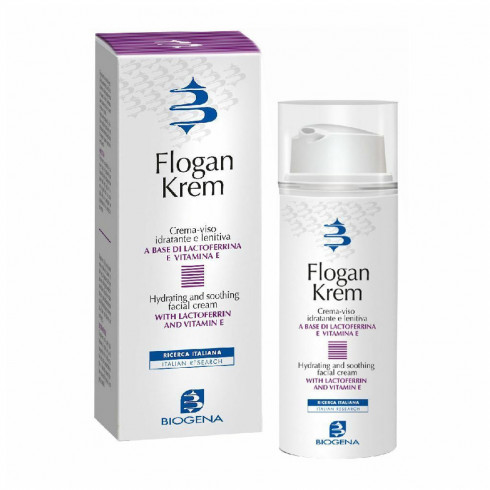 Крем успокаивающий и увлажняющий для гиперактивной кожи Biogena Flogan Krem