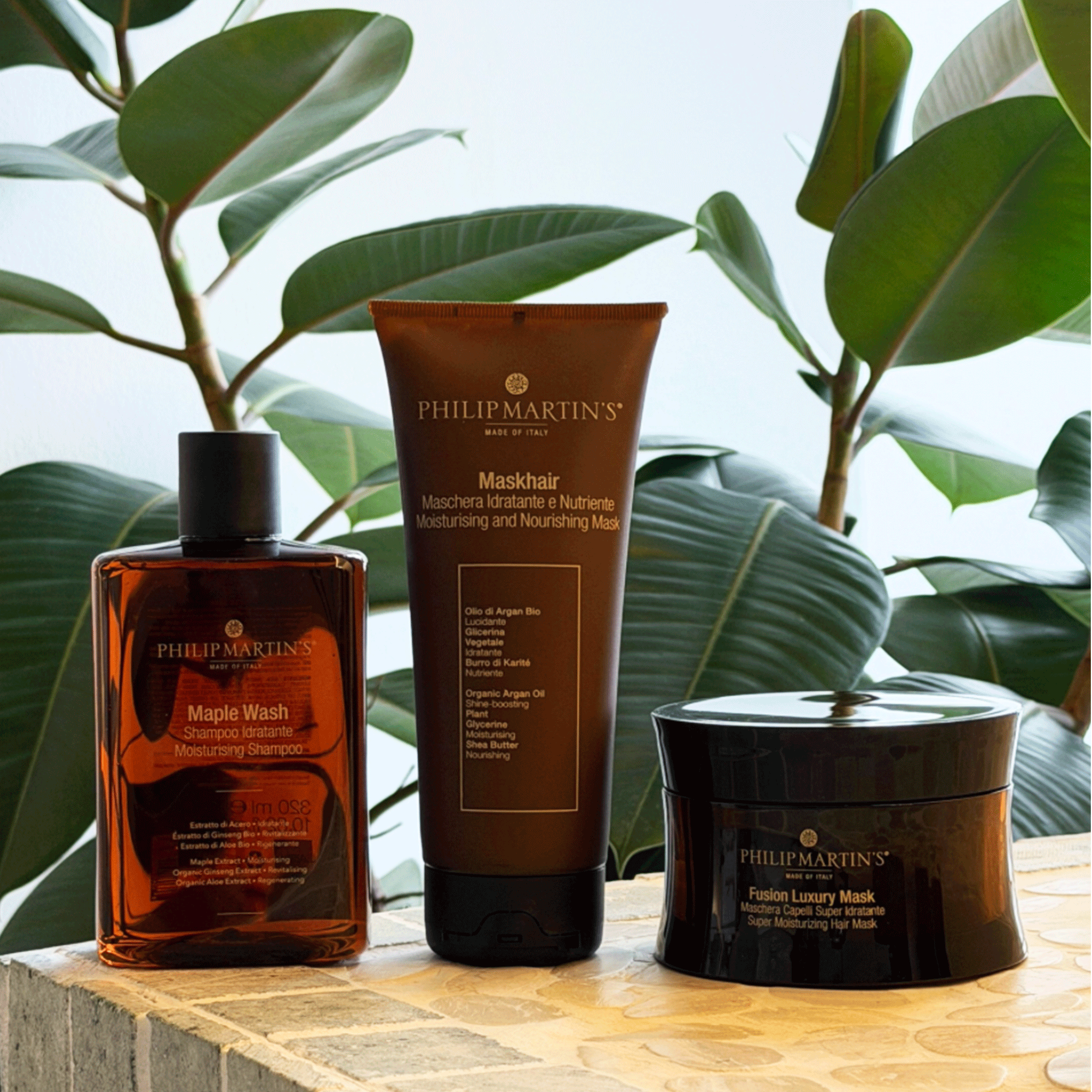 Зволожуюча та поживна маска для волосся Philip Martin’s Maskhair