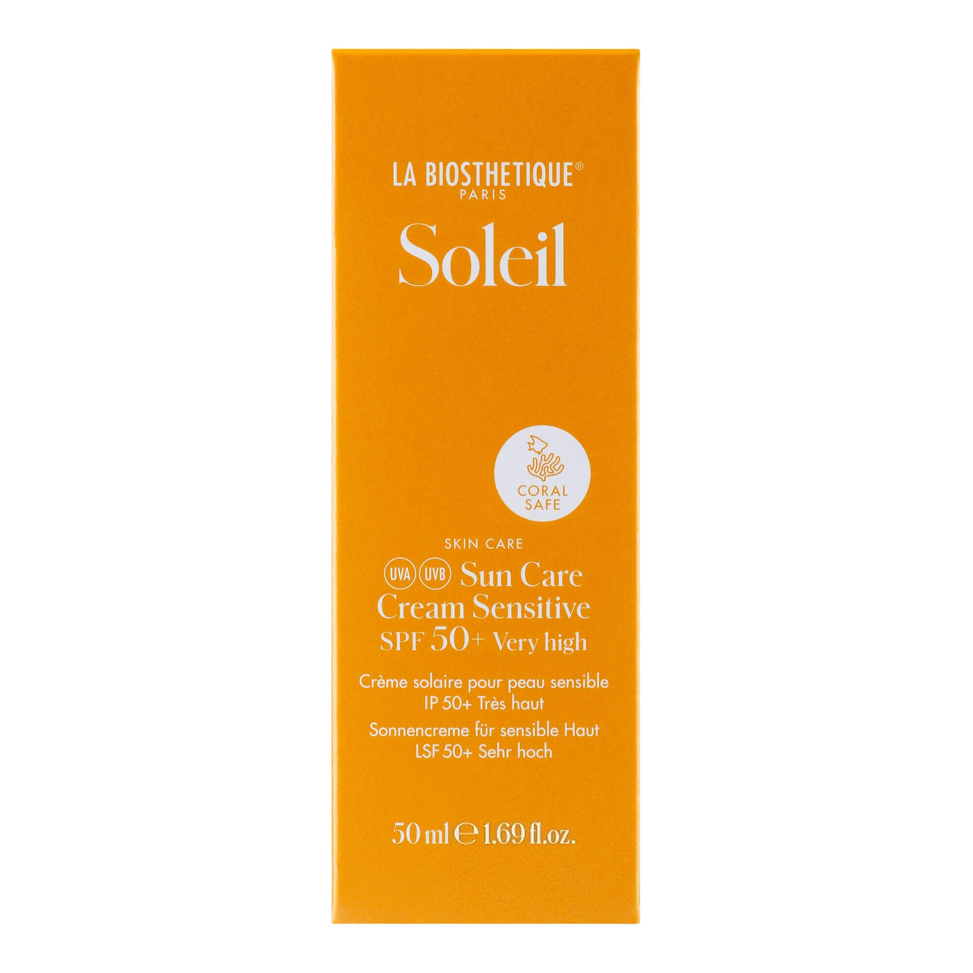 Солнцезащитный крем для чувствительной кожи La Biosthetique Soleil Sun Care Cream Sensitive SPF 50+