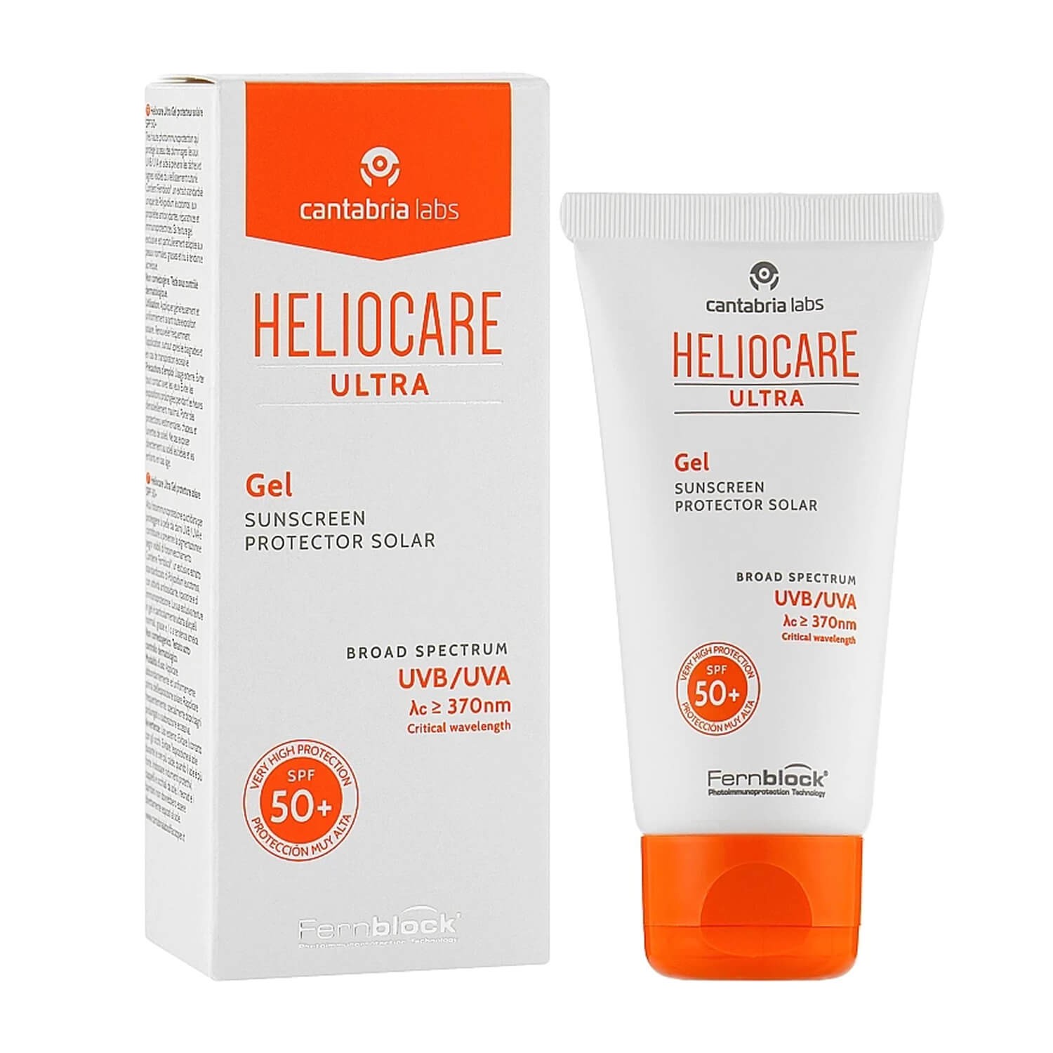 Сонцезахисний гель SPF50+ для нормальної та жирної шкіри Cantabria Labs Heliocare SPF 50+ Gel Ultra