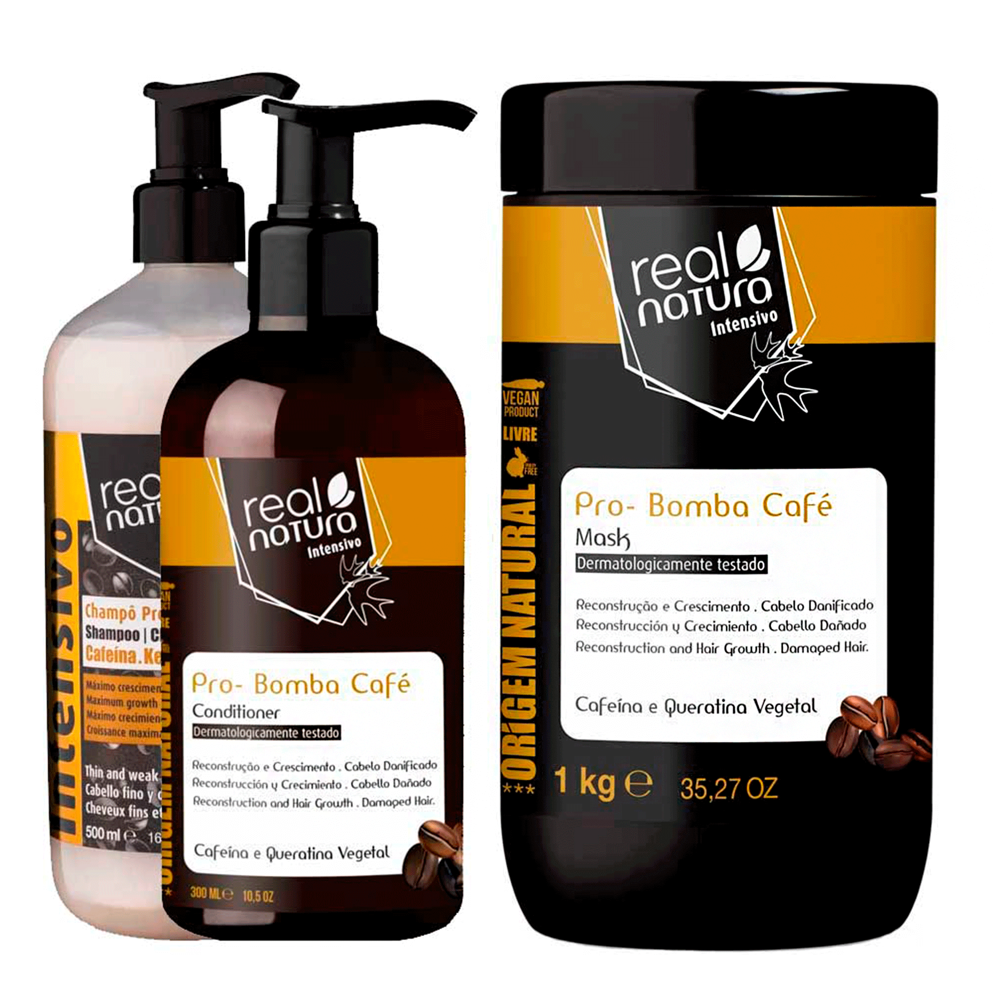 Кондиционер восстанавливающий Real Natura Pro-Bomba Cafe