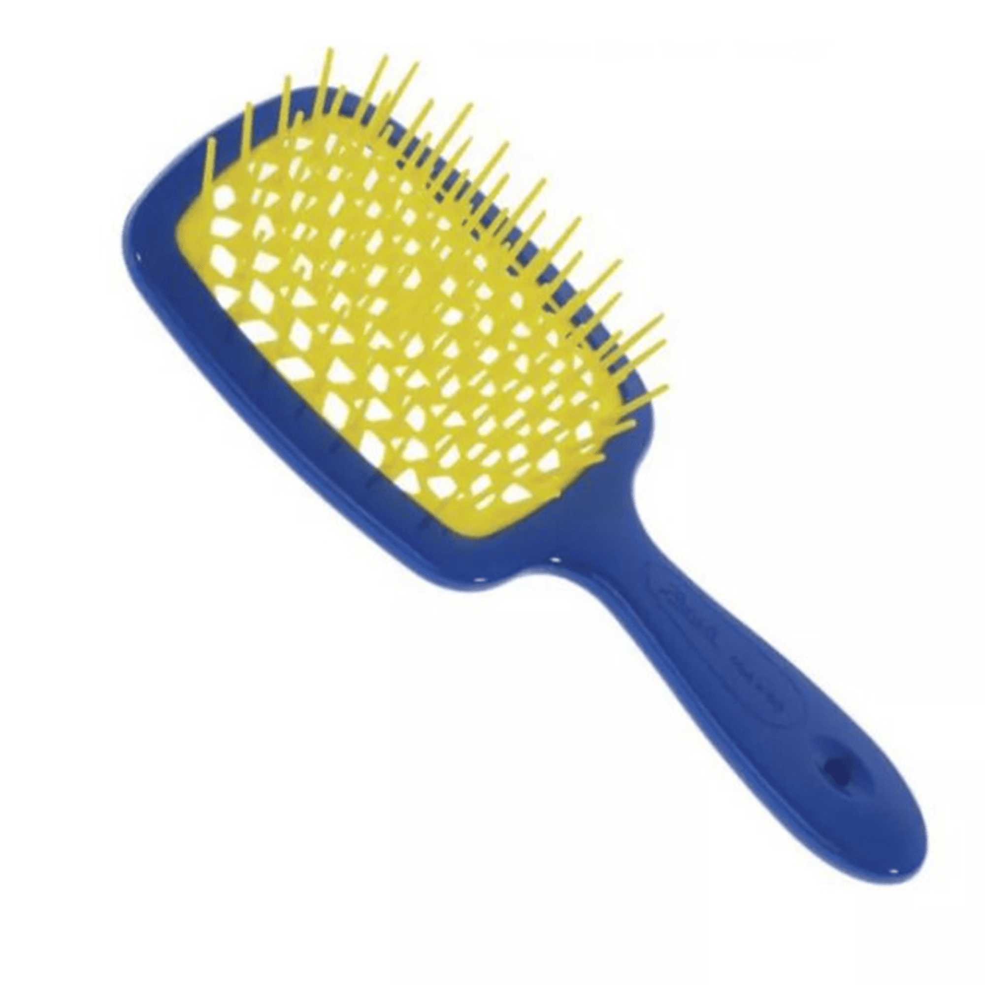 Щетка для волос Синяя с желтым Janeke Superbrush Blue & Yellow