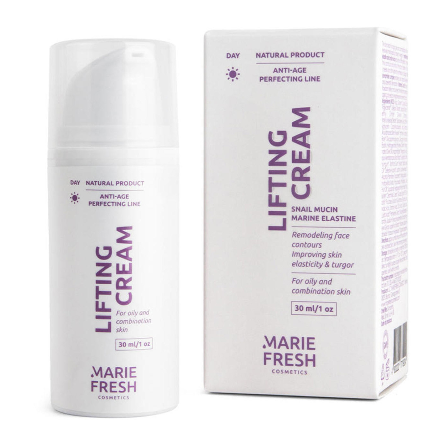 Marie Fresh Cosmetics Anti-Age Perfecting Line Lifting Day Cream - Денний крем-ліфтинг для жирної та комбінованої шкіри