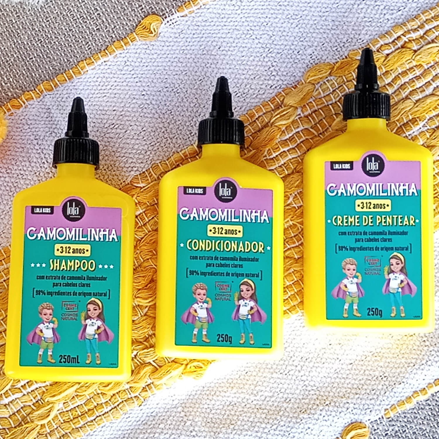 Дитячий крем для світлого волосся Lola Cosmetics Camomilinha Cream