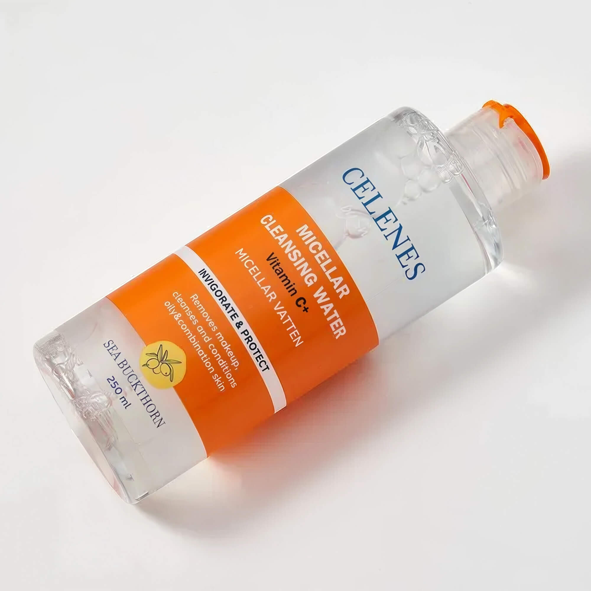 Міцелярна вода з обліпихою для жирної та комбінованої шкіри Celenes Water Oily and Combination Skin
