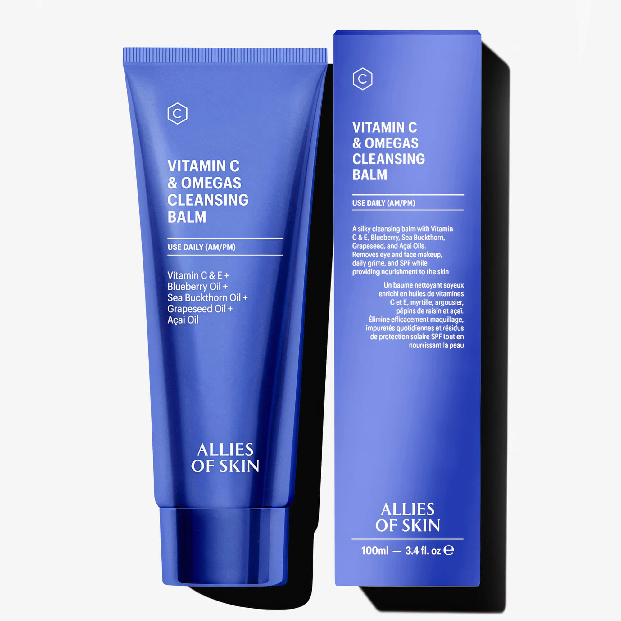 Бальзам очищающий с витамином С Allies of Skin Vitamin C & Omegas Cleansing Balm