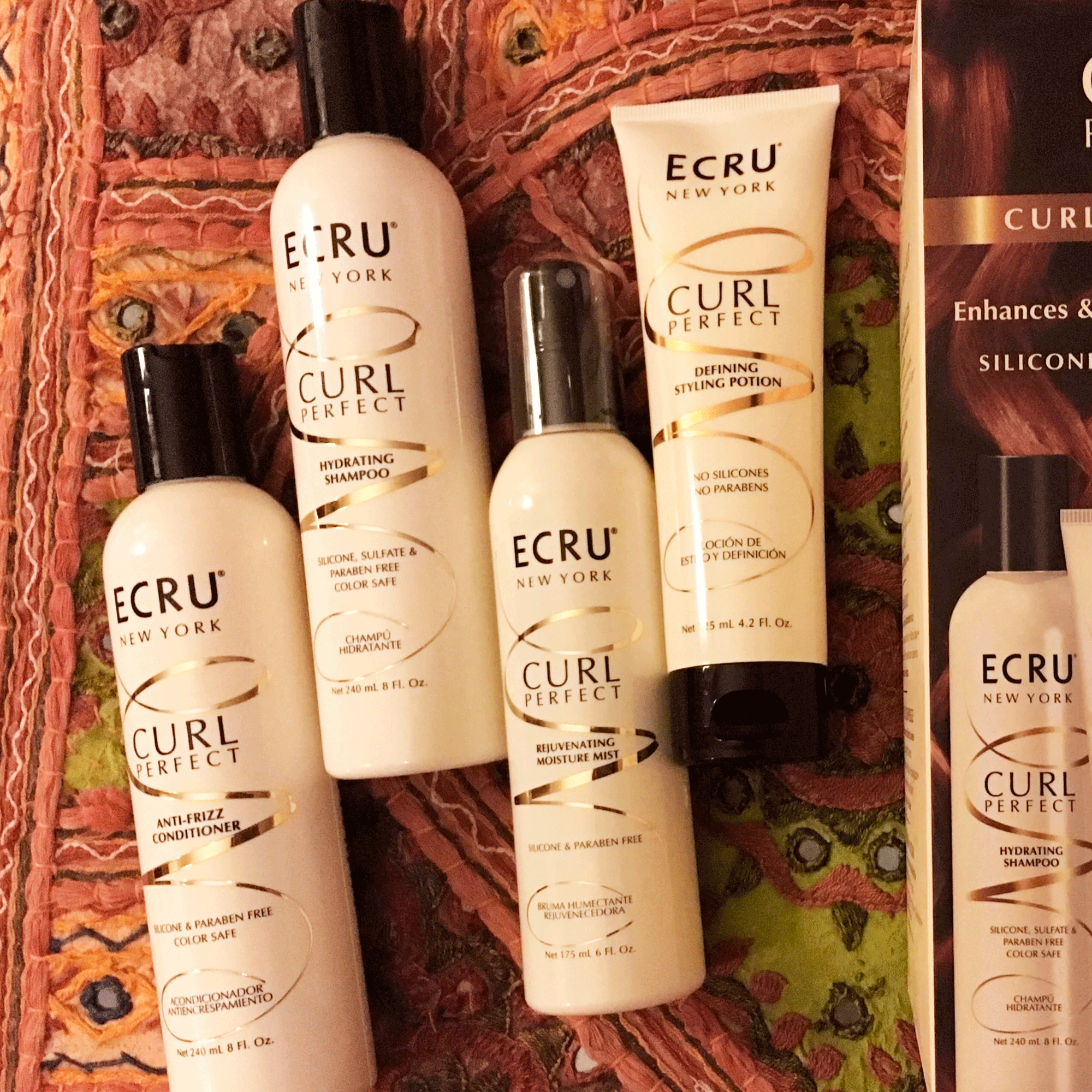 Спрей для волос Идеальные локоны ECRU NY Curl Perfect Rejuvenating Moisture Mist