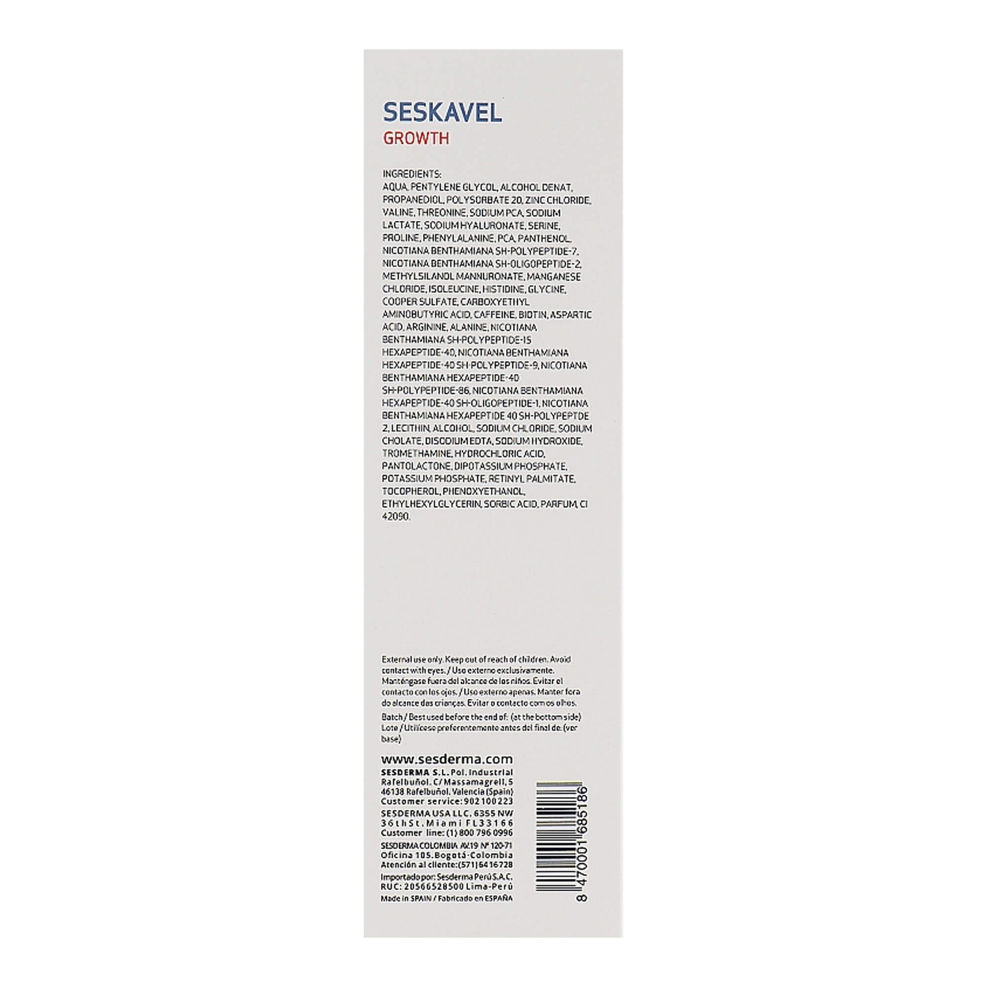 sesderma seskavel anti hair loss lotion Киев