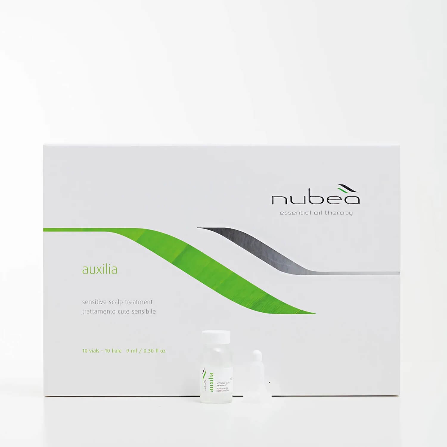 Терапия во флаконах для чувствительной кожи головы Nubea Auxilia Sensitive Scalp Treatment 