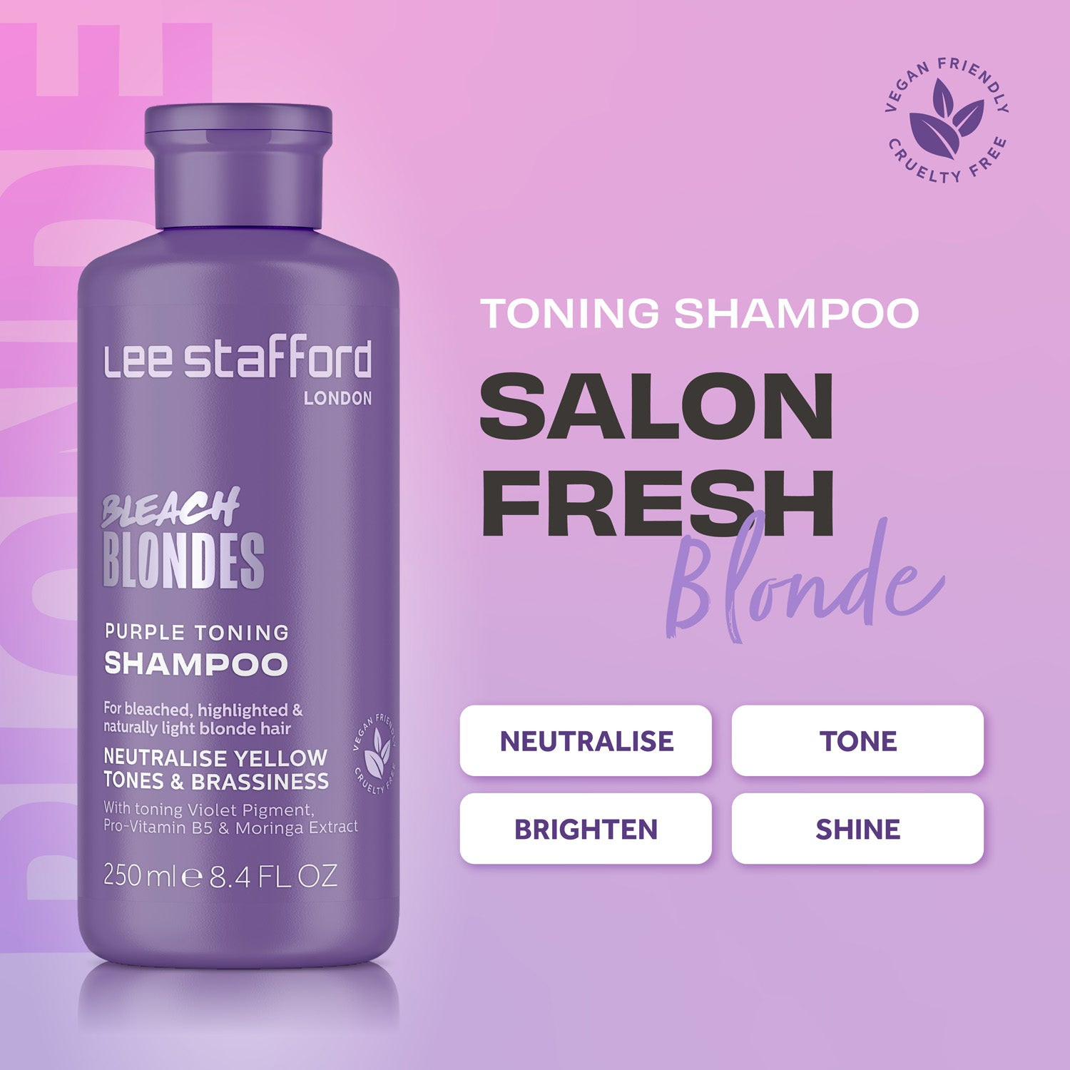 Lee Stafford Bleach Blonde Shampoo украина