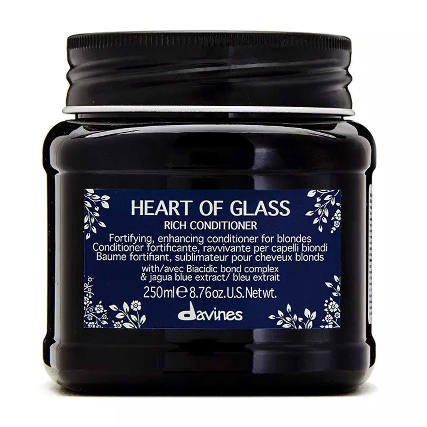 Davines Heart of Glass Rich Conditioner Питательный кондиционер для поддержания цвета блонда