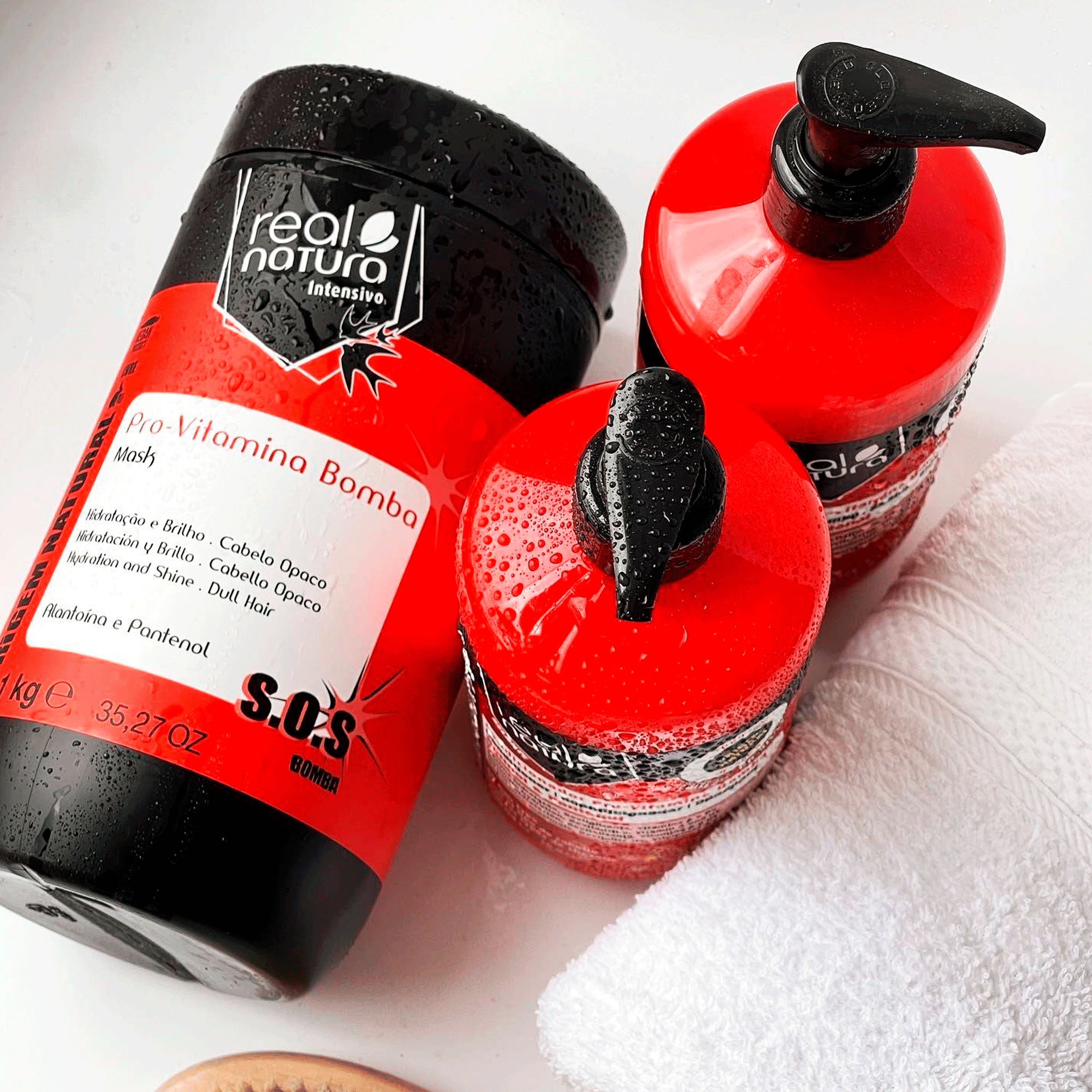 Шампунь для інтенсивного зволоження Real Natura Sem Sal Pro-Vitamina Bomba Shampoo