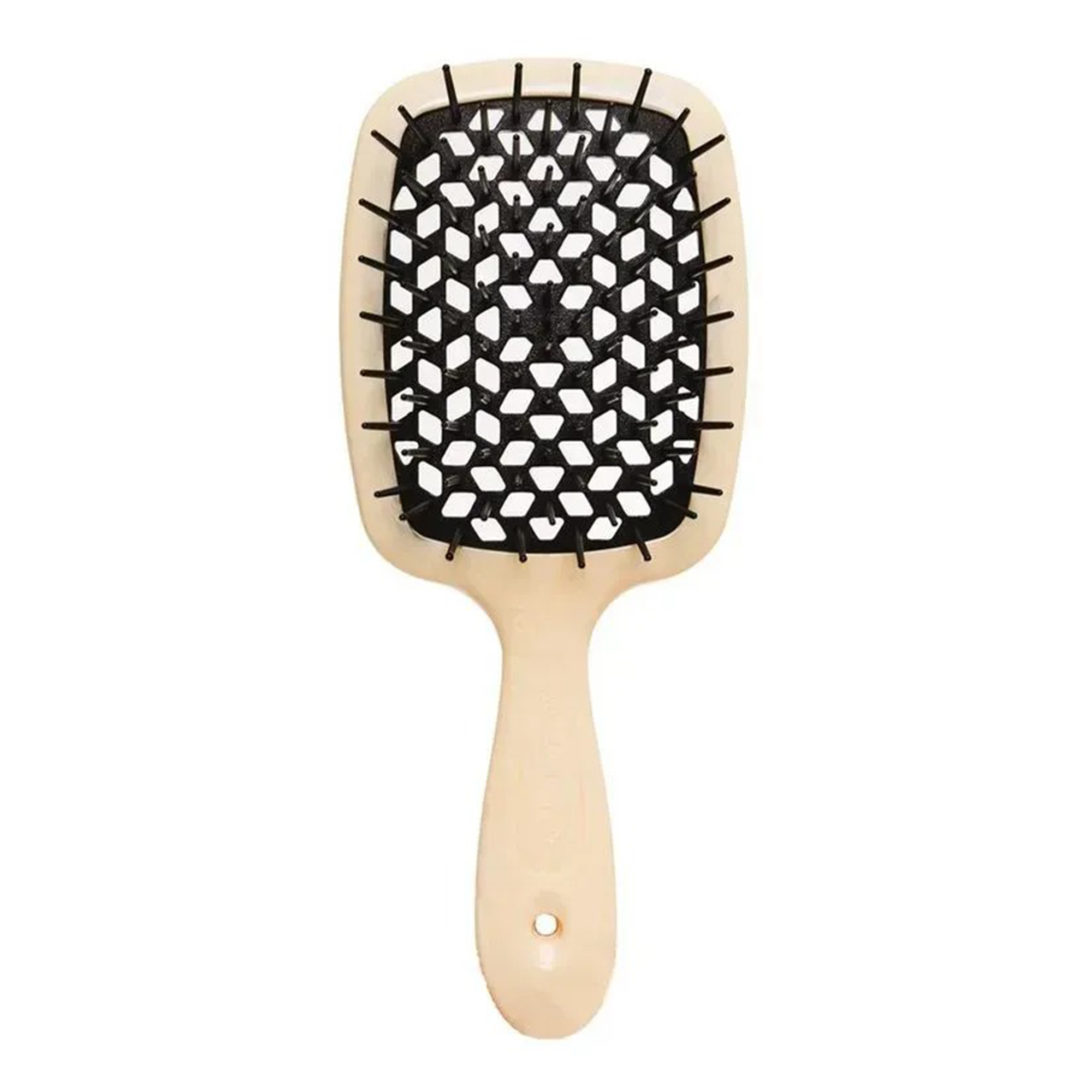 Щітка для волосся Бежева з чорним Janeke Superbrush Beige & Black