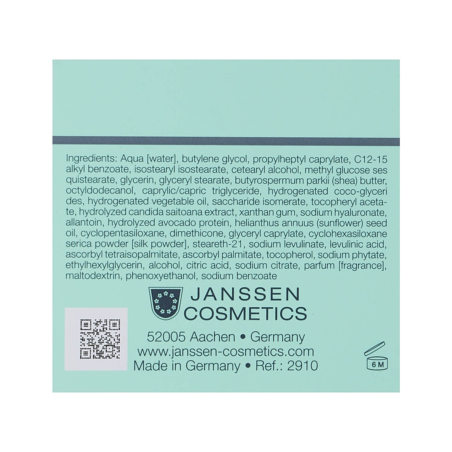 Насичений антиоксидантний детокс-крем Janssen Cosmetics Detox Cream