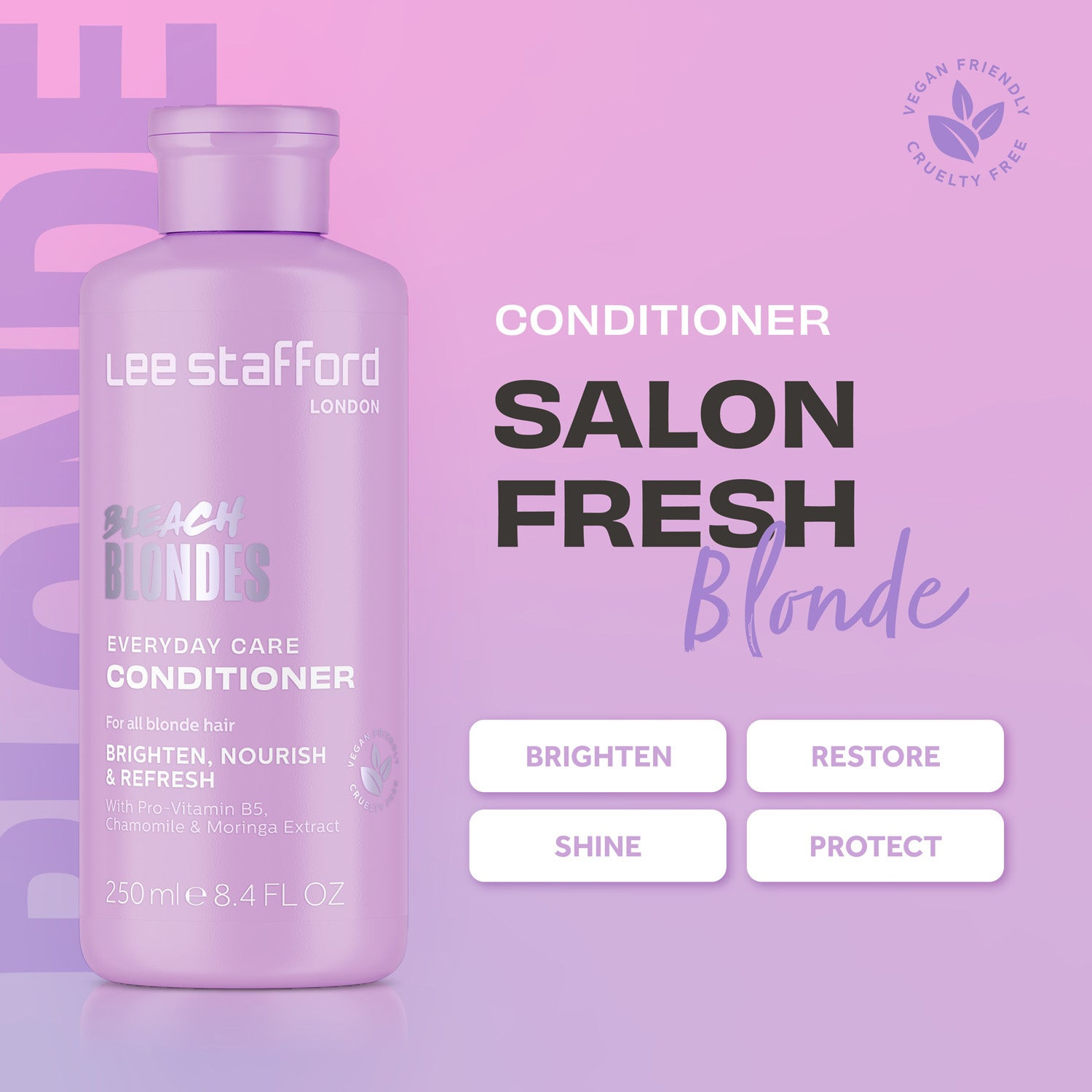 Щоденний кондиціонер для освітленого волосся Lee Stafford Bleach Blondes Everyday Care Conditioner