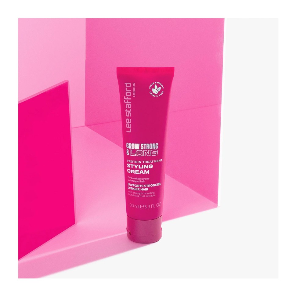 Протеиновый крем для стайлинга Lee Stafford Grow Strong And Long Protein Treatment Styling Cream