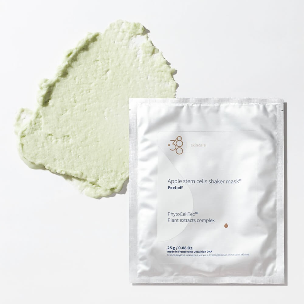 Омолаживающая шейкерная маска со стволовыми клетками яблока 380 Skincare Apple Stem Cells Shaker Mask