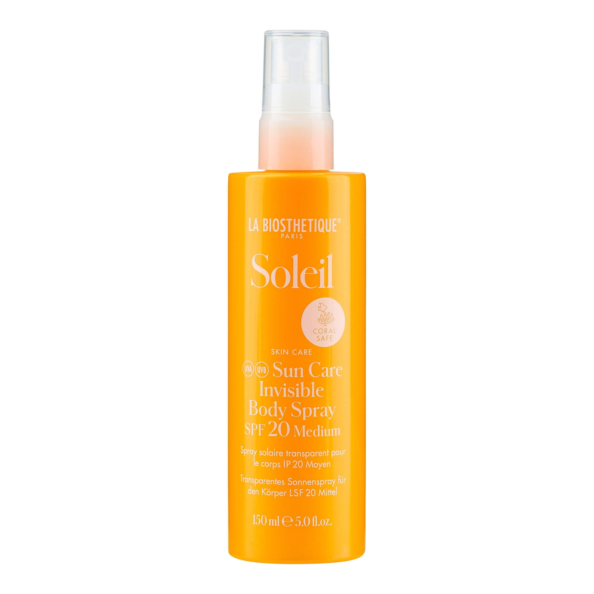 La Biosthetique Soleil Sun Care Invisible Body Spray SPF 20 - Спрей для тела для защиты от солнца