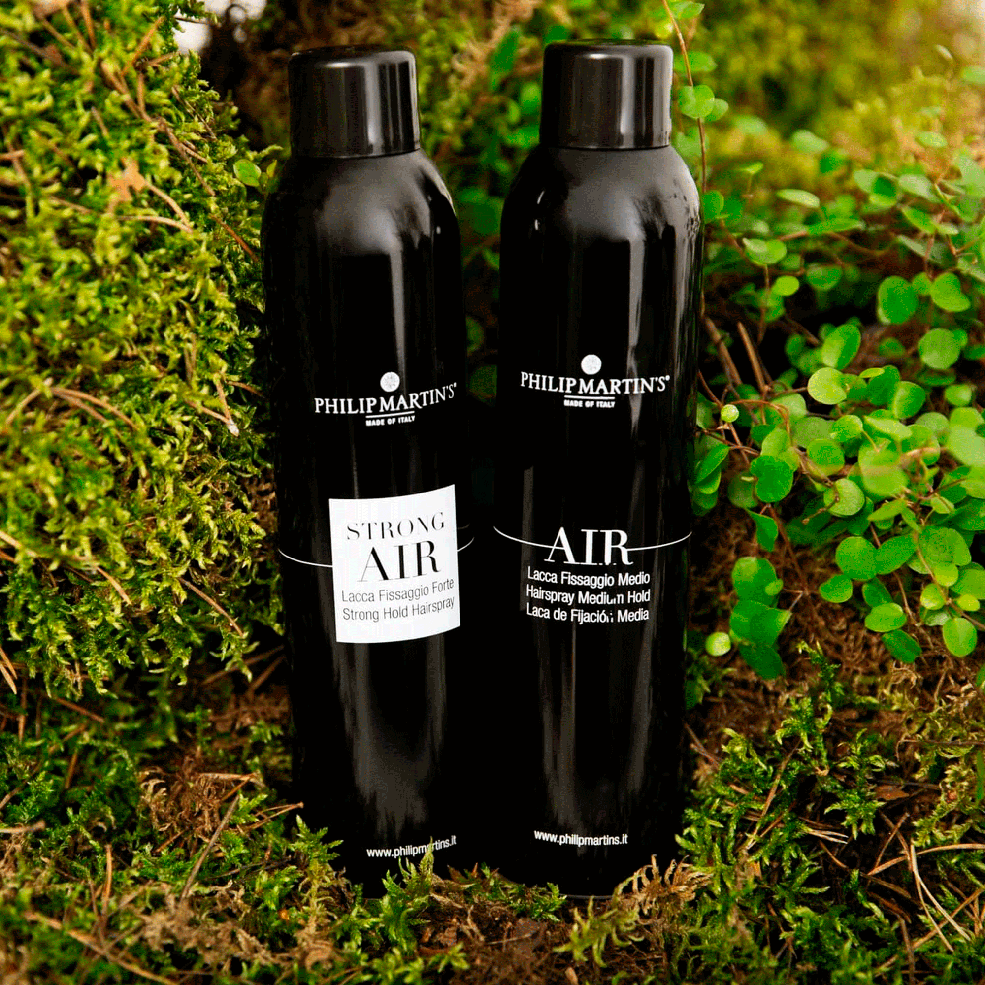 Лак для волос средней фиксации Philip Martin's Air Lacca Black