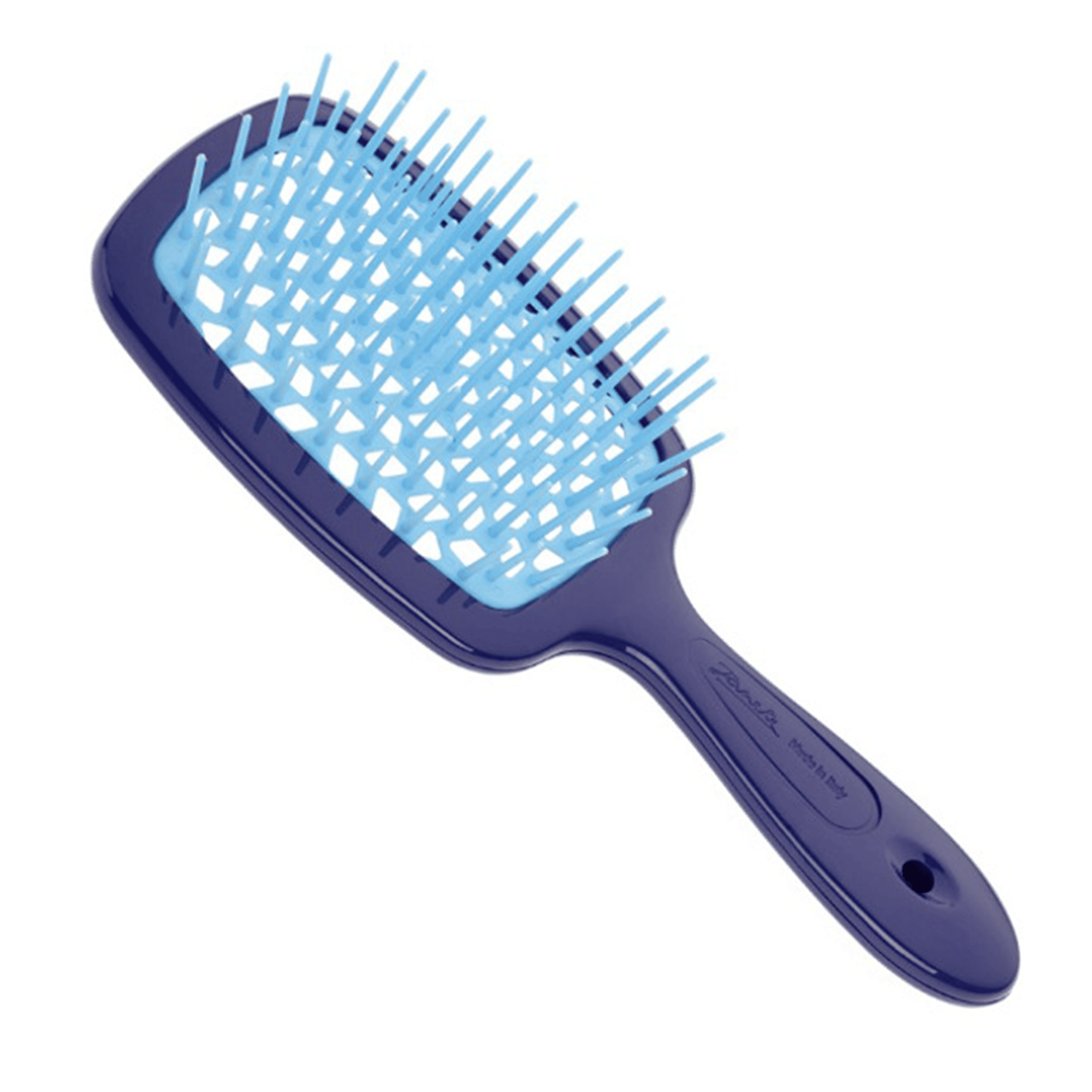 Щетка для волос Синяя с голубым Janeke Superbrush Indigo & Blue