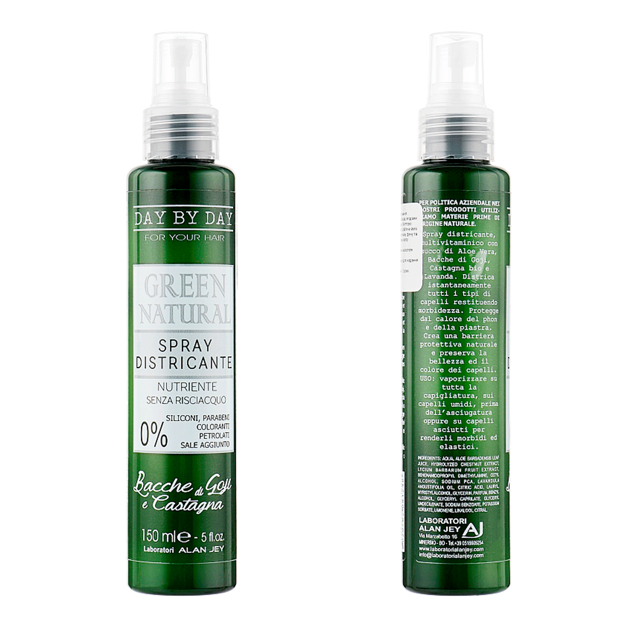Спрей для облегчения расчесывания Alan Jey Green Natural Spray Districante