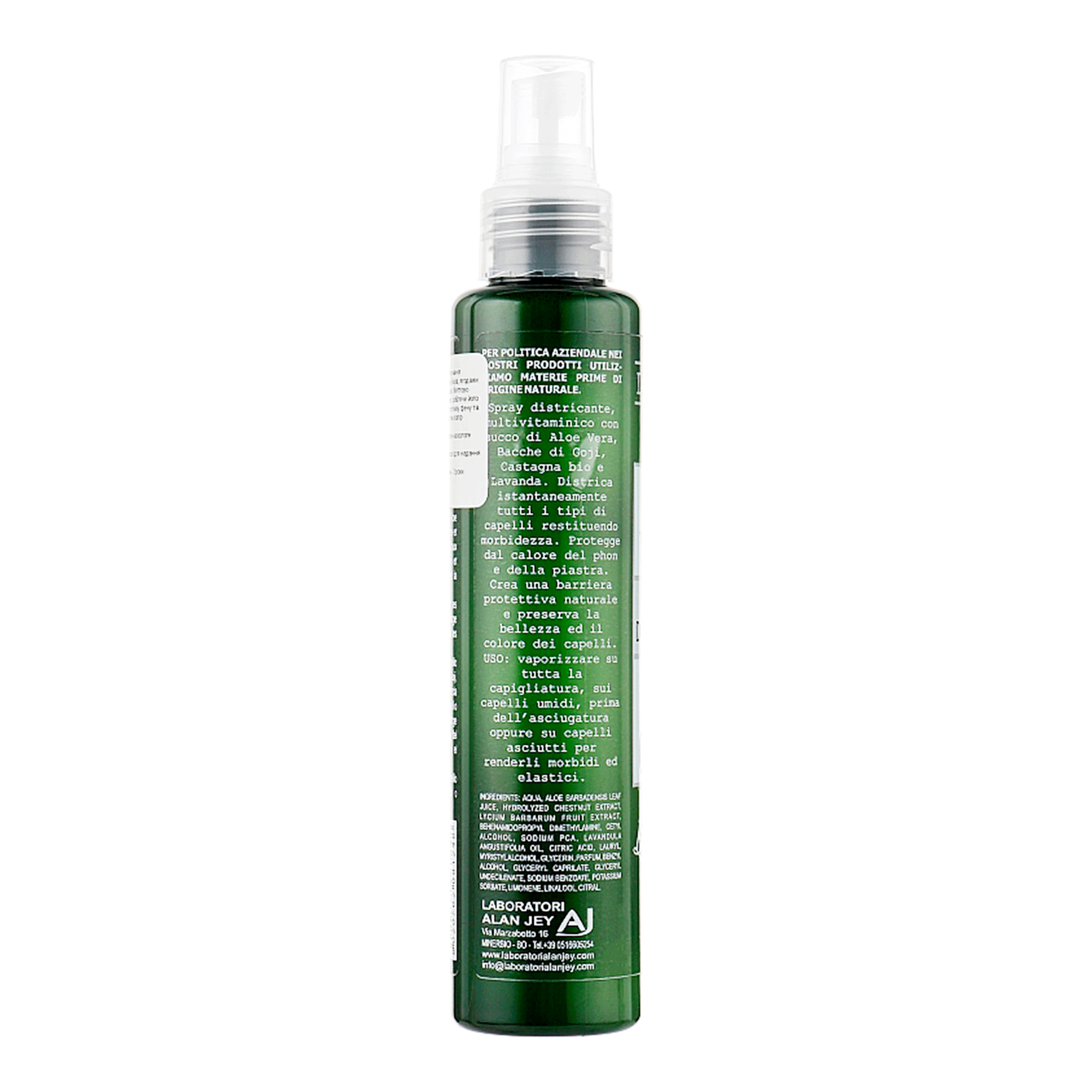 Спрей для облегчения расчесывания Alan Jey Green Natural Spray Districante