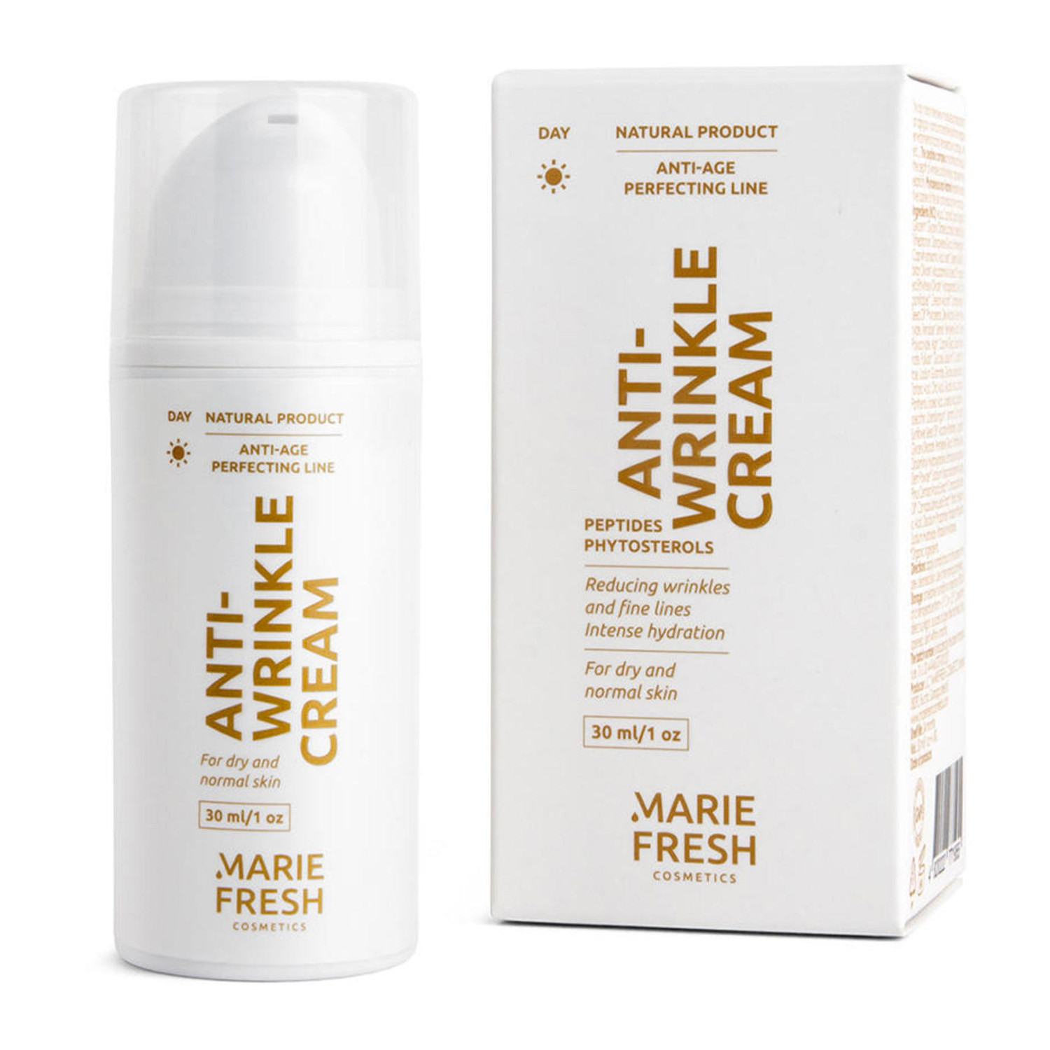 Marie Fresh Cosmetics Anti-Age Perfecting Line Anti-Wrinkle Day Cream - Денний крем проти зморшок для сухої та нормальної шкіри