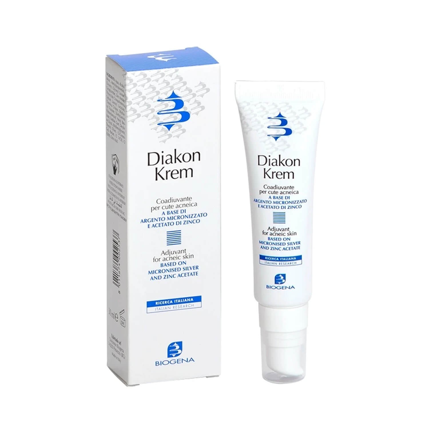 Нормализующий крем против акне Biogena Diakon Krem