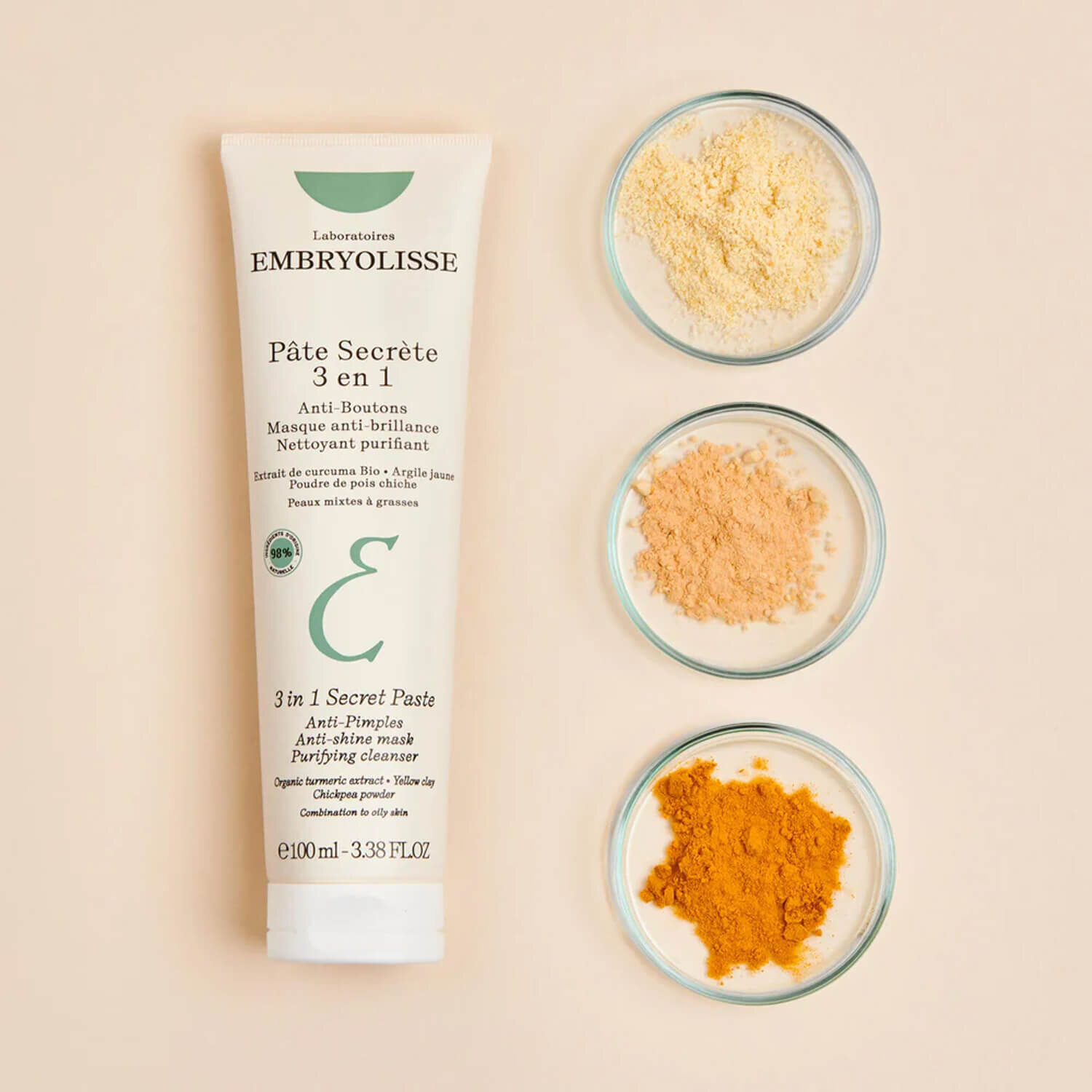 Корректирующая паста против недостатков кожи 3 в 1 Embryolisse Pate Secrete 3 En 1
