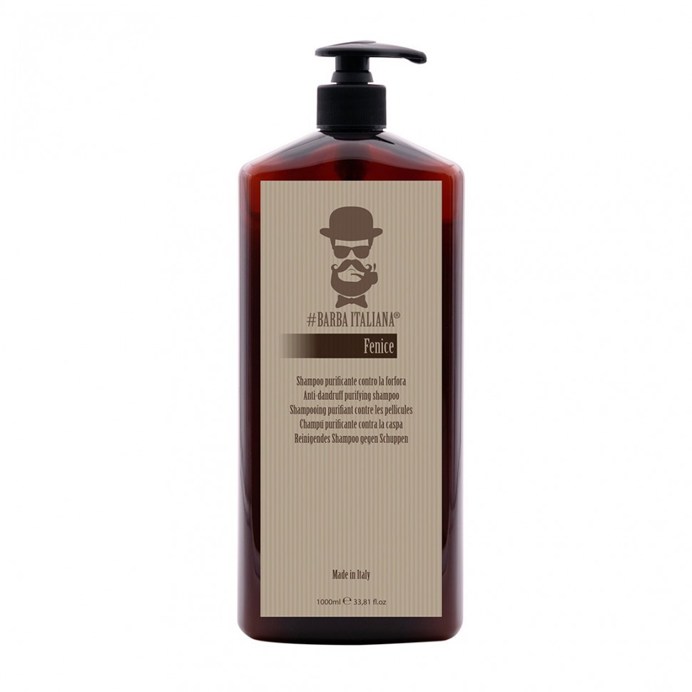 Очищуючий шампунь від лупи Barba Italiana Anti-Dandruff Purifying Shampoo Fenice