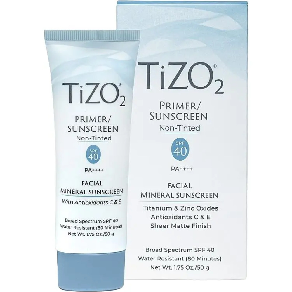 Tizo Крем/праймер минеральный солнцезащитный без оттенка SPF 40 