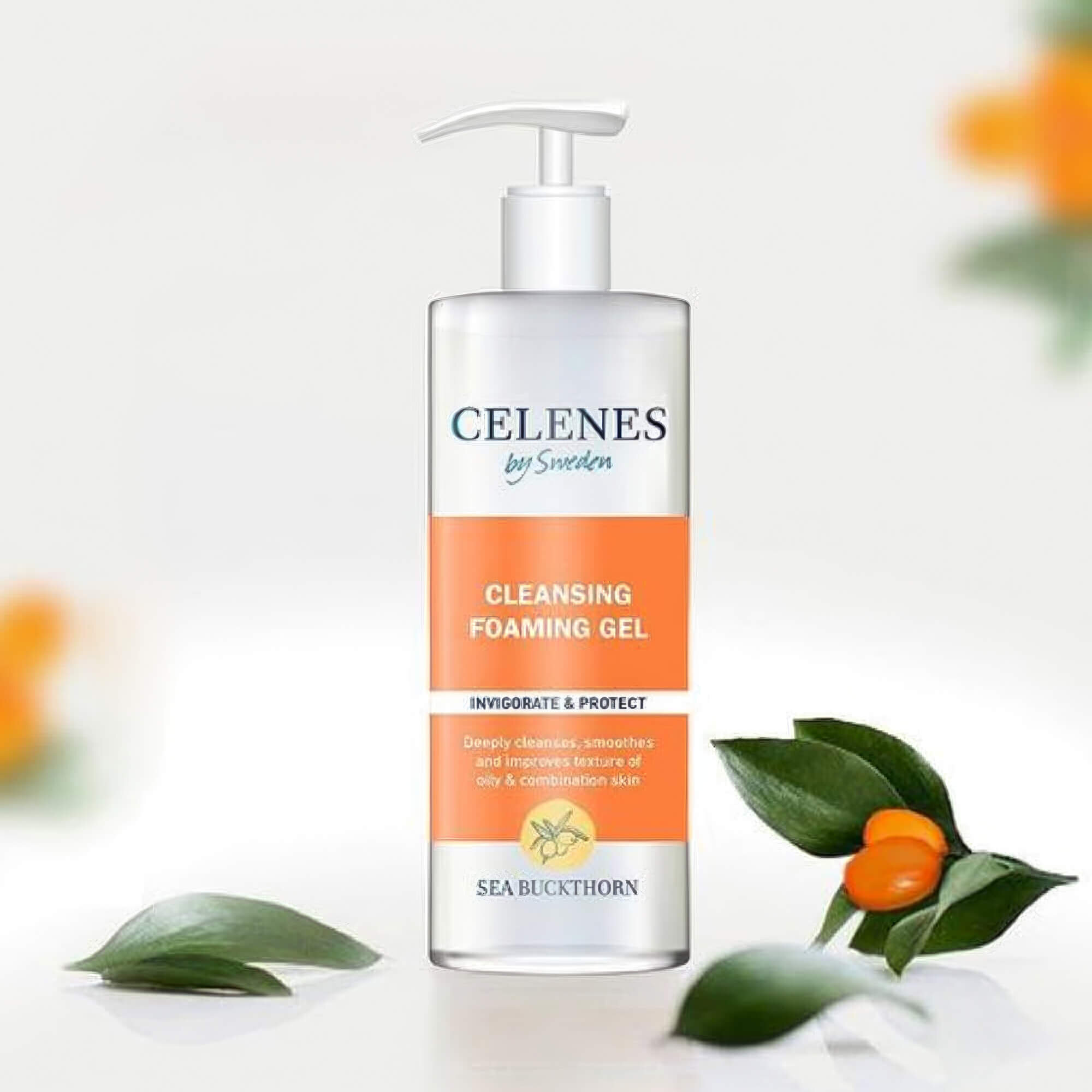Celenes Sea Buckthorn Cleansing Gel Oily and Combination Skin
