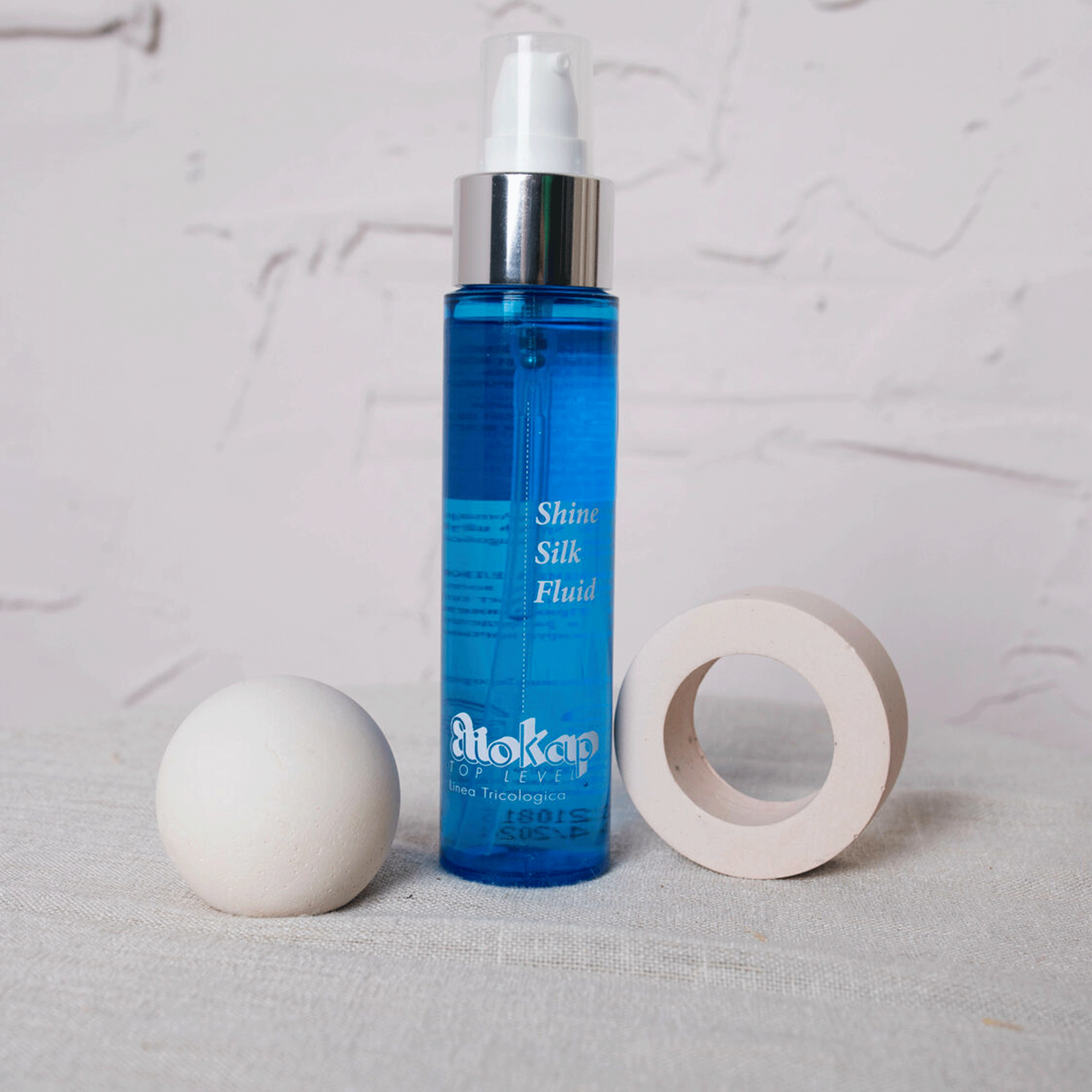 Флюїд сяючий шовк (для пошкодженного волосся) Eliokap Top Level Shine Silk Fluid