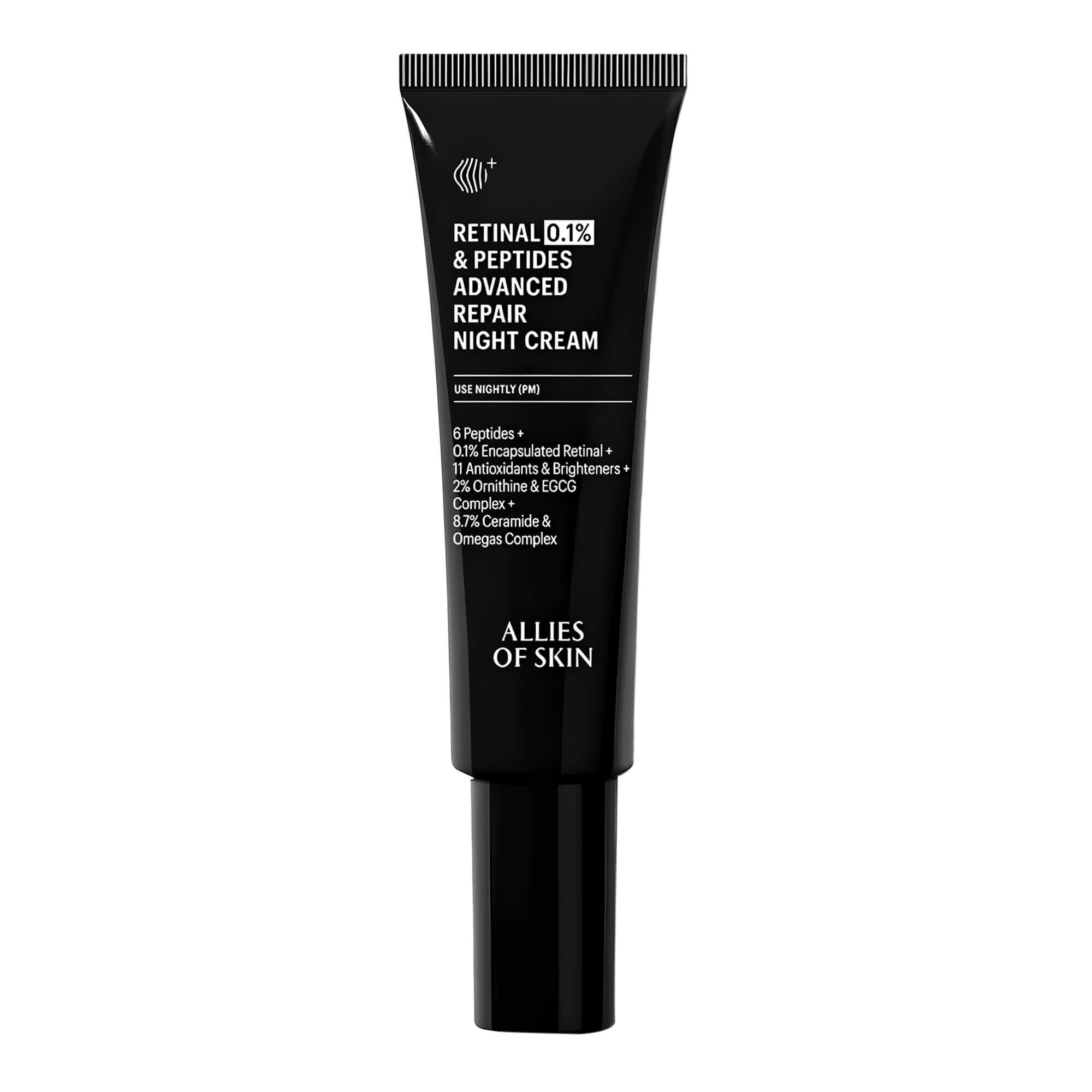 Allies Of Skin Retinal &amp; Peptides Advanced Repair Night Cream - Ночной антивозрастной крем с ретиналем 0.1%