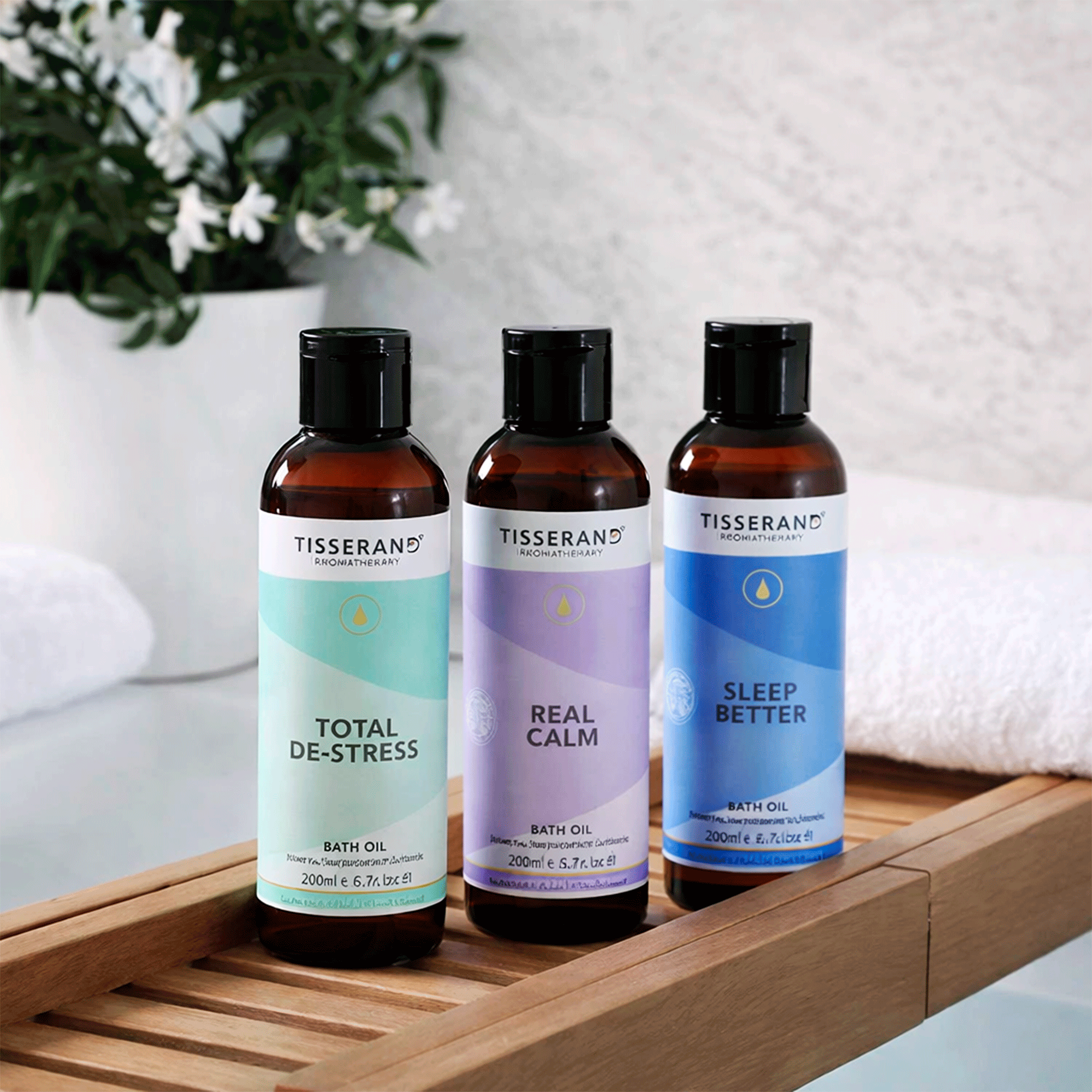 Олія для ванни для зняття стресу Tisserand Bath Oil De-Stress